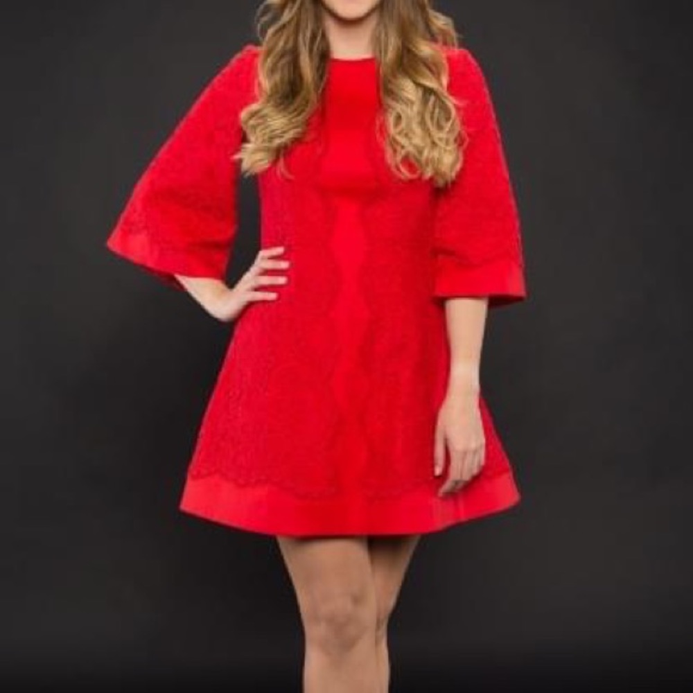ALEXIS Designer Dress RED